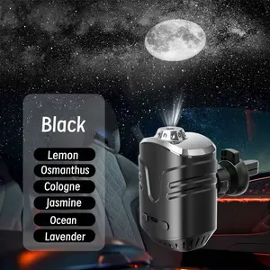 Car Smart Fragrance Diffuser, Automatic Start/stop, Starry Sky Projection, Three Brightness Levels, Long-Lasting Scent