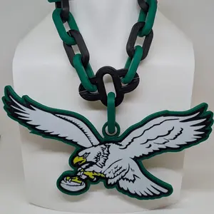 NFL Philadelphia Eagles Retro Oversized Pendant Necklace