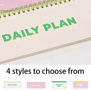 Mini Notebook, Diary, To-Do List, Thick Flexible Paper, Portable Organizer for Daily Tasks, Work, School, Gifts for Family and Friends