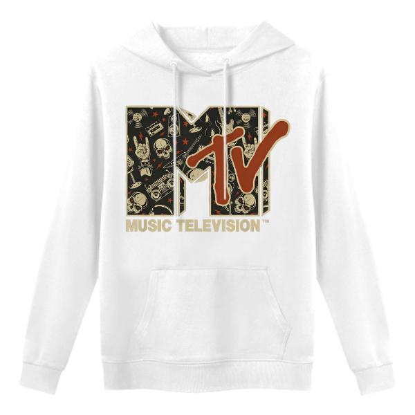 MTV Rock n Roll Music Hard Heavy Metal Skull Guitar Vintage T-Shirt classic cotton tee short sleeve shirt men's graphic tees gifts for him