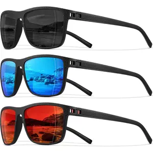 Polarized Sunglasses for Men Women Classic Square Sports Fishing Running Golf Sun Glasses UV Protection
