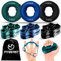 9-Piece Kit Grip Rings & Finger Stretcher