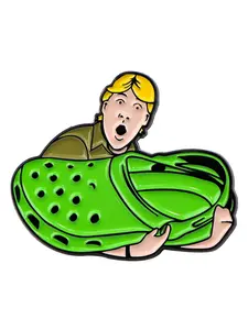 Funny Cartoon Design Brooch Pin, Unisex Fashion Accessory, Punk Style, All Seasons Wear, Unique and Quirky Jewelry Gift Idea, Flower Brooch