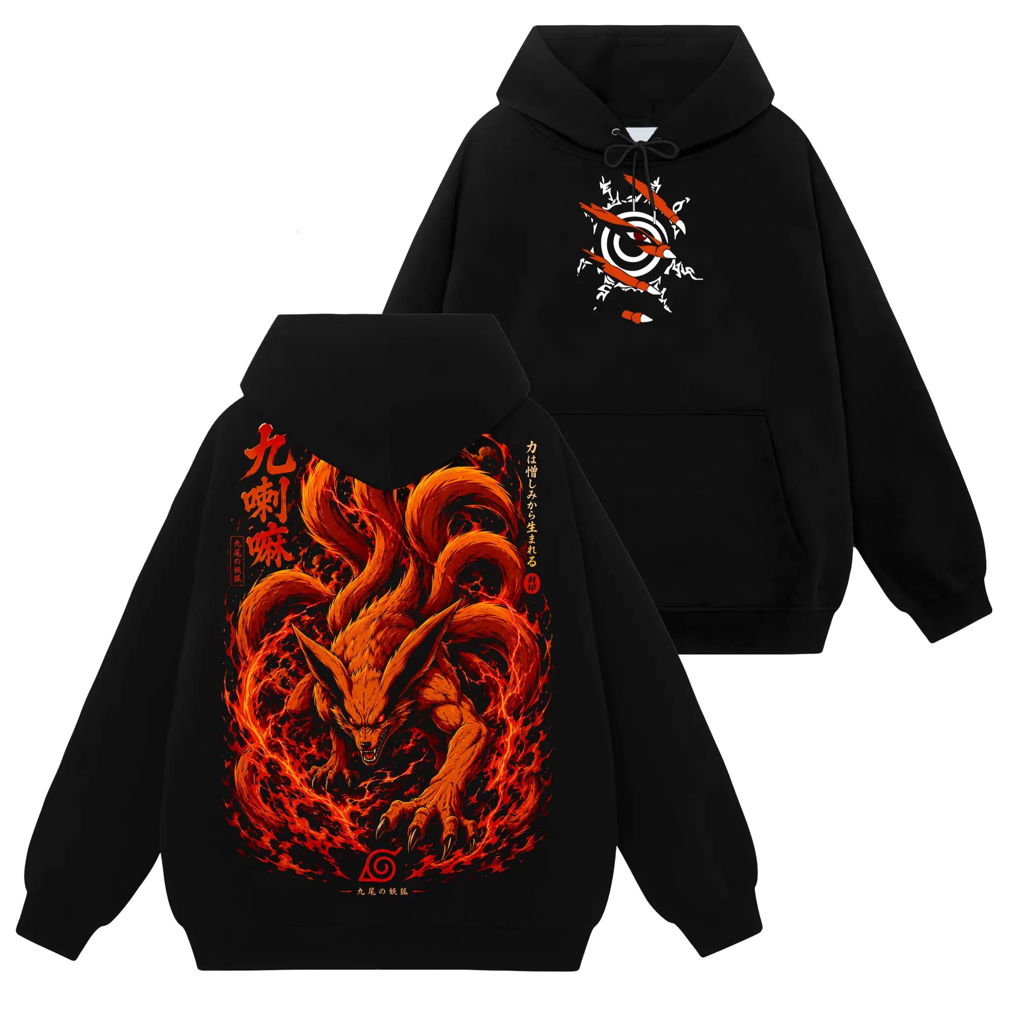[Shinobi Shop] Limited Kurama Jinchuriki - Naruto Shippuden #264 Hoodie T-Shirt Sweatshirt, Retro Vintage Unisex Graphic 90s Cotton, Gift For Wibu, Anime Manga Y2K Streetwear Apparel Classic