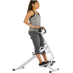 Squat Machine Rowing Machine for Glutes Workout With Adjustable Resistance, Easy Setup & Foldable Exercise Equipment, Glute & Leg Exercise Machine with 223lbs Weight Capacity