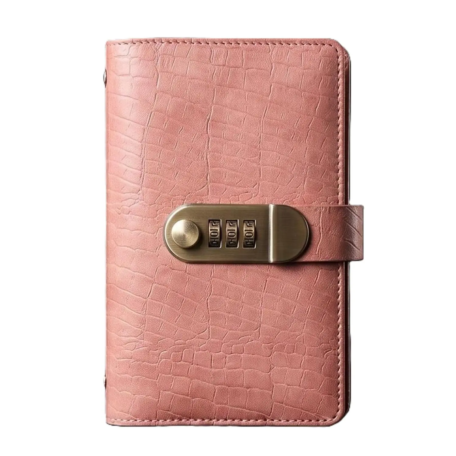 100-Pocket Currency Bill Holder Album - Black PU Leather Password Diary, 7.5x4.5 In, Combination Lock for Secure Protection & Private Access (Office Stationery)