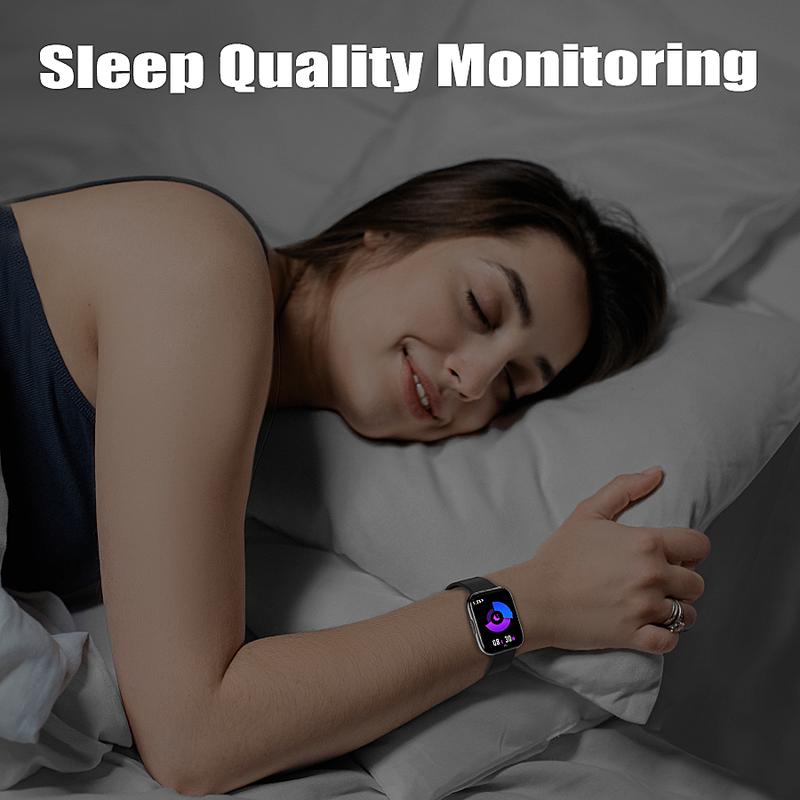 1.83" Fashion Touch Screen Smart Watch,Multifunctional Men Women's  Electronic Fitness Watch with Answer/Make Calls/Message Reminder,Wearable Waterproof Sportswatch,Wristwatch,Fall Gift, gifts girlfriend