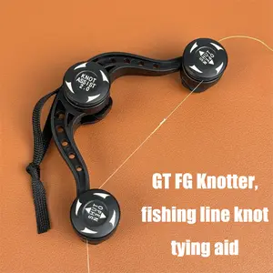 1PC，Professional Fishing Line Knot Tyer for GT Knot, FG Knot, PR Knot – Quick & Easy Knot Tying Tool Fishing Tackle for Leader Line, Carbon Line, PE Line | Lure Fishing Line Knotter