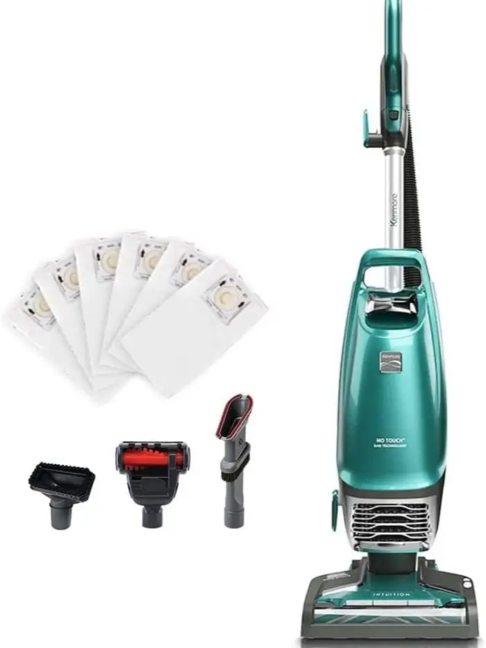 Kenmore Intuition Bagged Upright Vacuum Lift-Up Carpet Cleaner | Pet Friendly, 2-Motor Power Suction with HEPA Filter, 3-in-1 Combination Tool, HandiMate for Floor, Pet Hair - BU4022