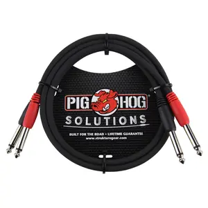 Pig Hog Solutions - 3ft 1/4"-1/4" Dual Cable