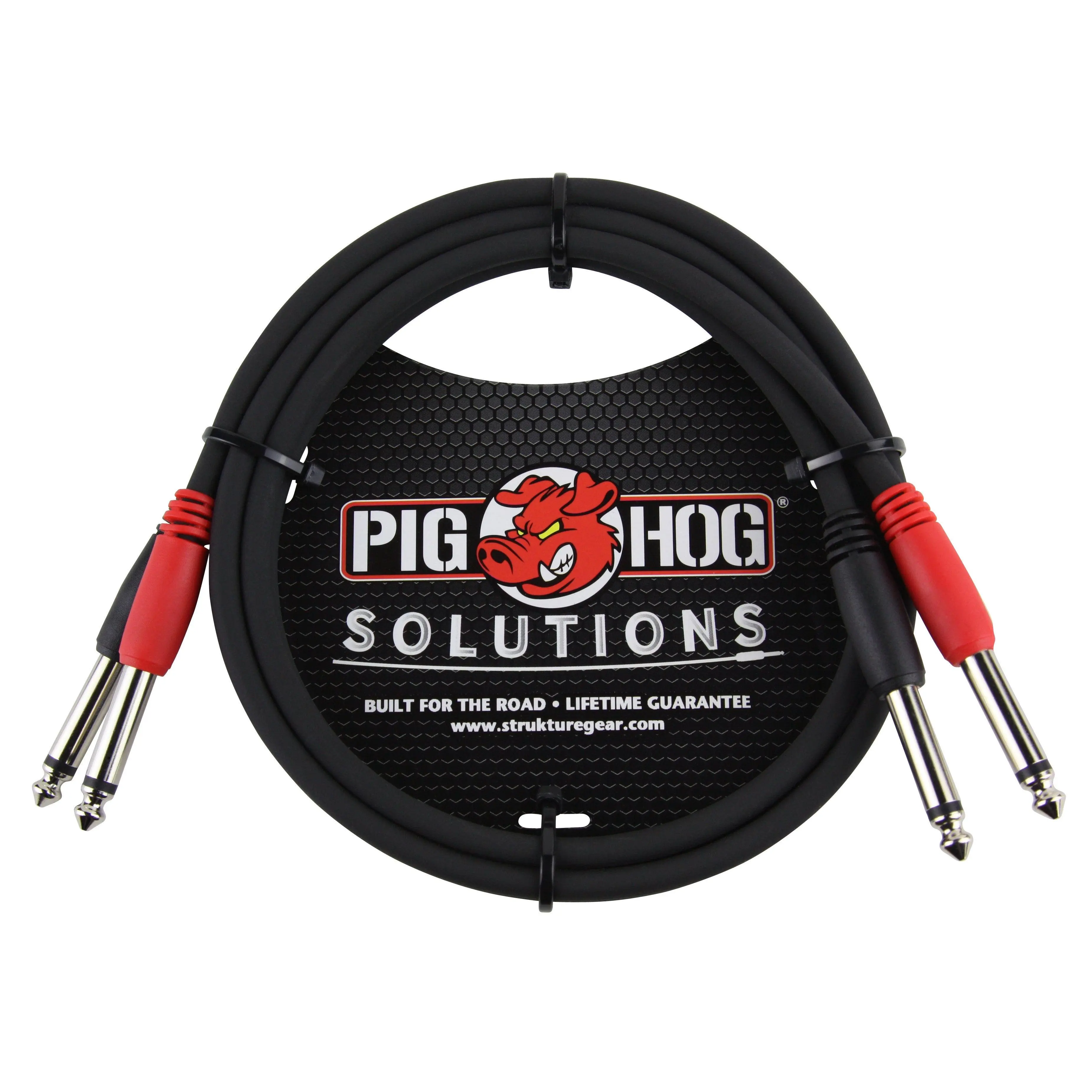 Pig Hog Solutions - 3ft 1/4"-1/4" Dual Cable