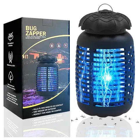 Bug Zapper Outdoor Electric Mosquito Zapper with 15W Bulb, 100-120V, Instant Killing Grid, Ideal for Indoor Use, Patio, Garden, Backyard, Home