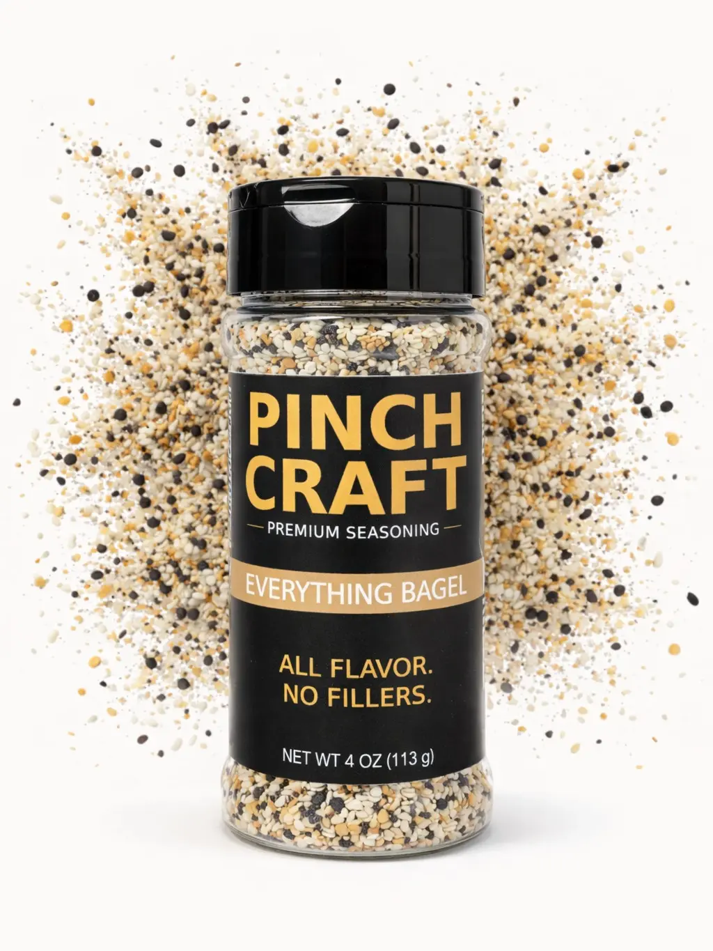 Everything Bagel Seasoning 4 oz – Avocado Toast & Egg Topper – No Fillers, No MSG | Pinch Craft