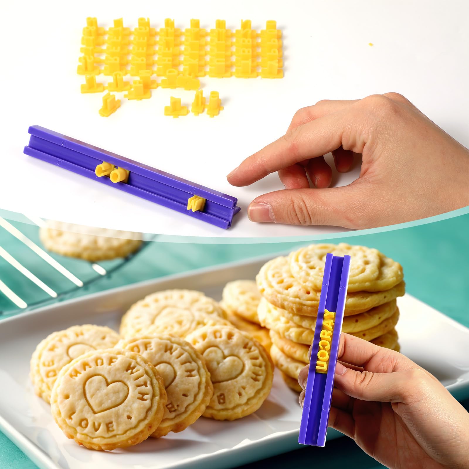 Cookie Stamps, Numbers Alphabet Stamps for Cookie Chocolate, 72pcs, Clays Tools Mini Alphabet Stamp, DIY Making Tools Cookie Stamps, Numbers Alphabet Stamps for Cookie Chocolate, 72pcs, Clays Tools Mini Alphabet Stamp, DIY Making Tools