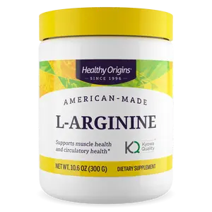 Healthy Origins - L-Arginine Powder  Dietary Supplement - 10.6oz (300g)