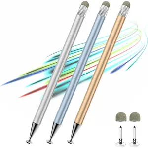 Stylus Pen for Touchscreen,3pcs 2in1  Sensitivity Stylus, Suitable for /ipad/Android Stylus for ipad,Compatible with (/Blue/ + 4Tips)