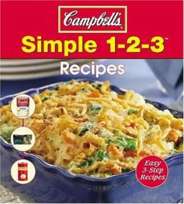 USED Book - Simple As 1 2 3 Campbells Recipes by Publications International Ltd. (Hardcover-spiral) - english