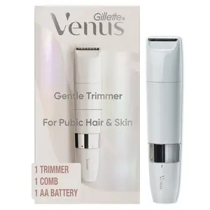 Venus for Pubic Hair & Skin Gentle Trimmer + 1 Attachment Comb - 2pk