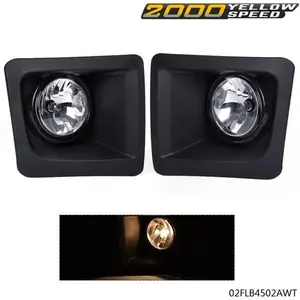 Fit For 2014-2015 GMC Sierra 1500 Driving Fog Lamps Bumper Lights W/ Bulbs 2Pcs