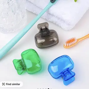 5-Pack Travel Portable Toothbrush Head Cover Set, Toothbrush Protector, Bathroom Accessories for Home & Outdoor Use, Perfect Gift