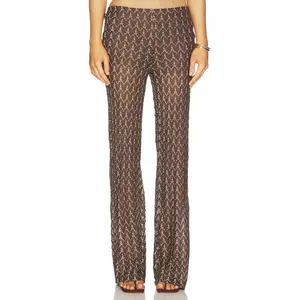 HANNE BLOCH Knit Trousers in Brown