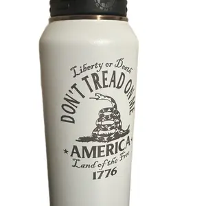 Custom 30 oz Polar Camel Tumbler “Don’t Tread on Me”- Perfect for Drinks - Drinkware, Bottle Engraved Reusable Washable Water Bottles Portable