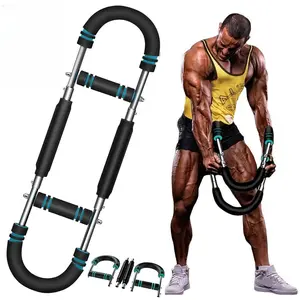 Adjustable Twister Arm Trainer,Chest workout Strengthen Chest and Arm Muscles Men's Fitness Trainer Detachable Portable Spring Resistance Home Fitness Equipment