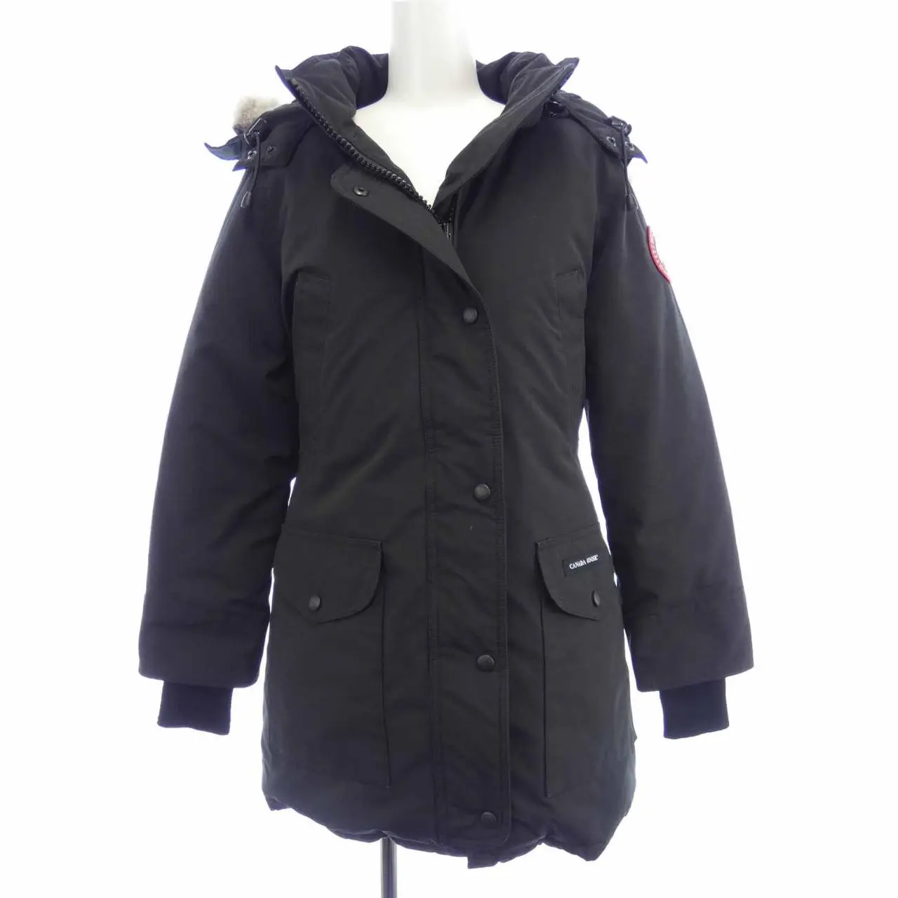 Pre-owned Canada Goose Nylon Small Leather Goods TRILLIUM Down Coat