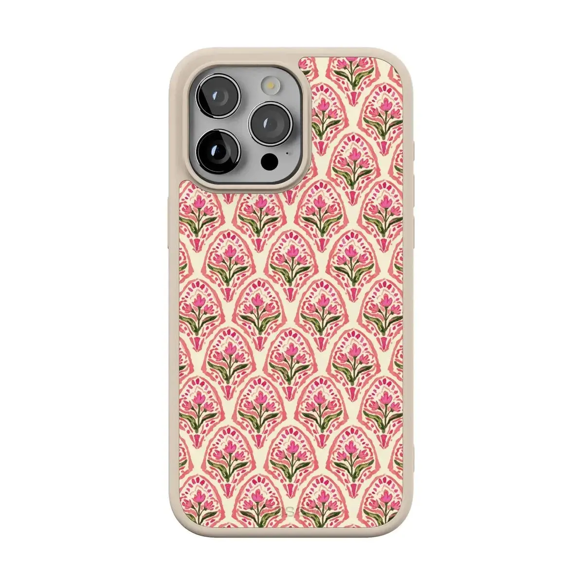 Casely iPhone 15 Pro Max Case | Jenna Palek x Casely | Tulip Tapestry | Align Soft-Touch Flexible Bumper Case | Compatible with MagSafe