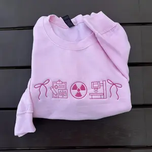 Radiology X-Ray Tech Embroidered Sweatshirt | Radiography Icon Crewneck Pullover | Medical Gift for Radiology Techs