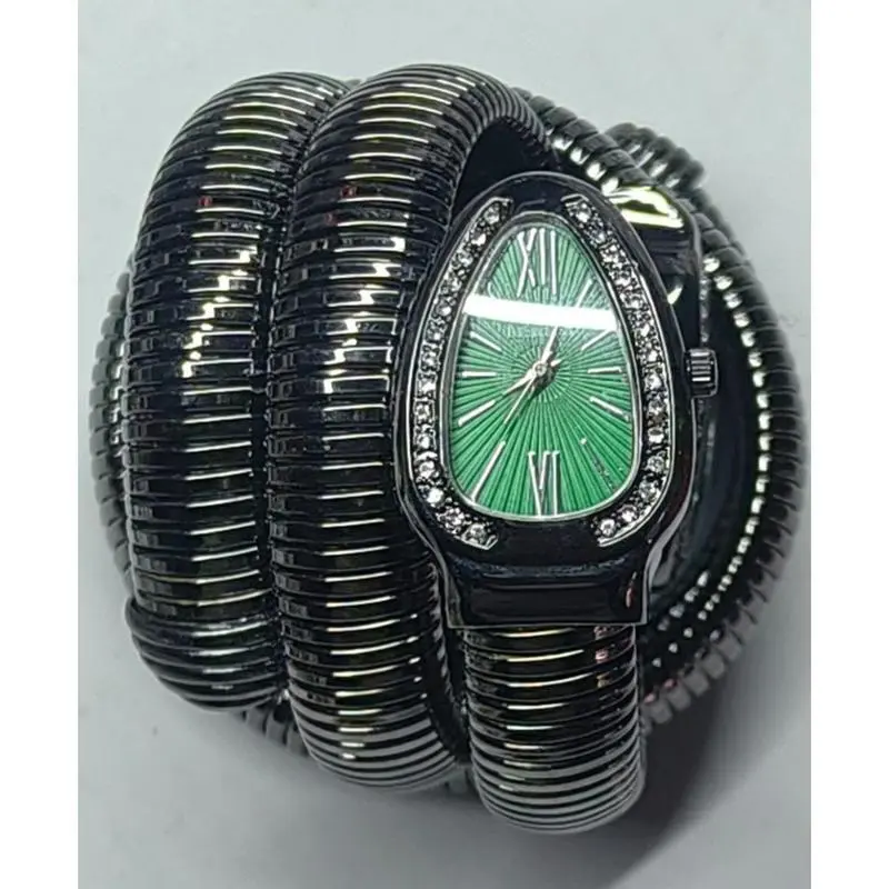 Black+green dial