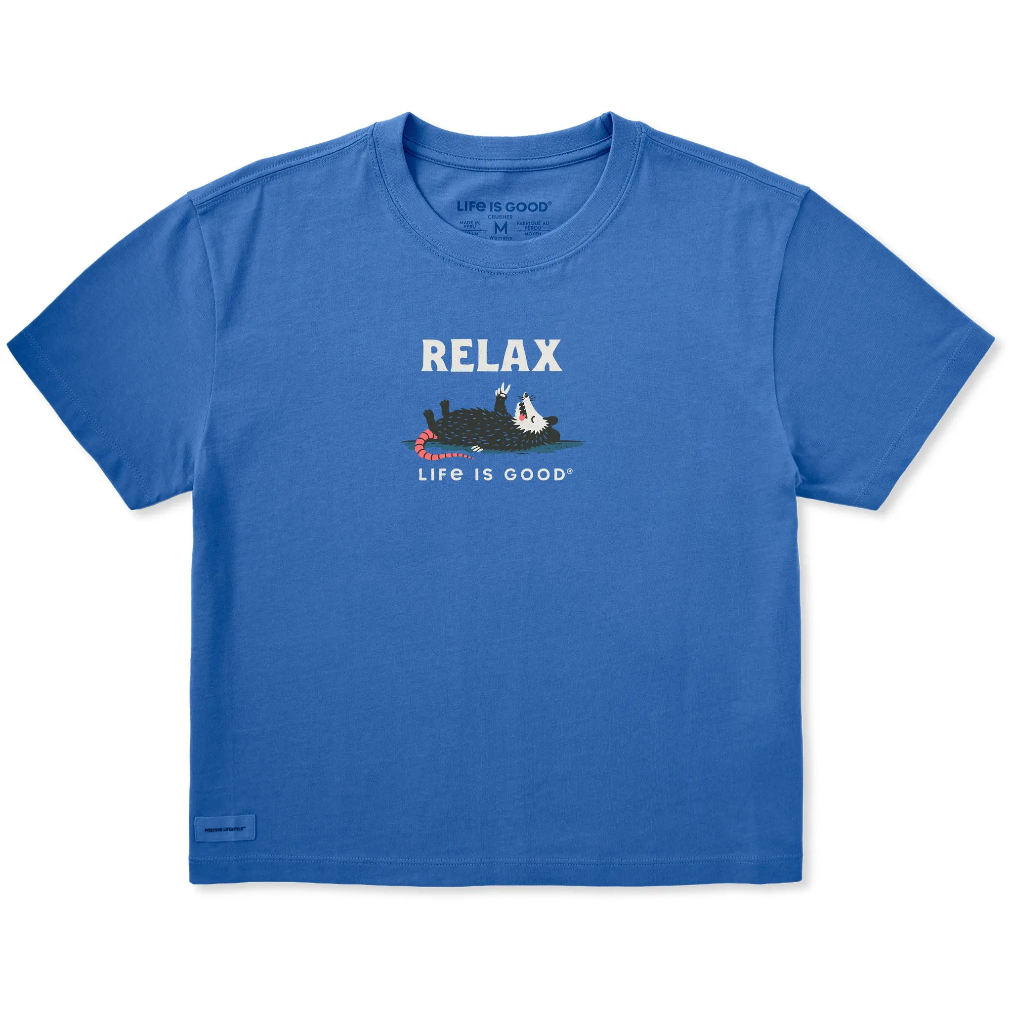 Women's Relax Possum Short Sleeve Crusher Boxy Tee