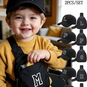 Baseball Cap Choose A-Z Letters, Personalized Cap, Customizable Hats, Stylish and Soft Design for All Face Shapes, Cute Kids Baseball Hat 3-8Y
