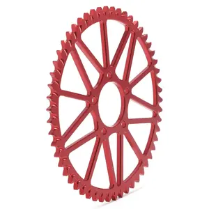 Rear Sprocket Wheel Decoration for Surron Light Bee S X for Segway X160 X260 54T Tooth Plate for Sur Ron Accessories Motorcycle