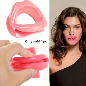 1pcs Lip and Facial Trainer - a battery free silicone muscle trainer that can be reused to enhance smile muscle training, facial tightening, and skincare. It is a beauty device designed specifically for smile and facial shaping