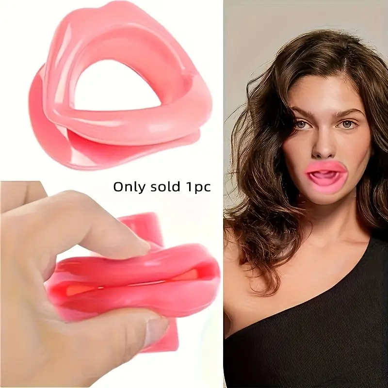 1pcs Lip and Facial Trainer - a battery free silicone muscle trainer reusable to enhance smile muscle training, facial tightening, and skincare. It is a beauty device designed for smile and facial shaping Facial Care Tools, Beauty Instrument