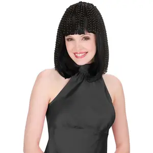 Women's Black Pearl Costume Wig