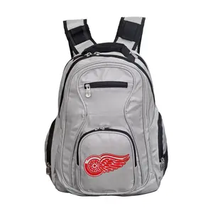 Denco NHL 19 Inch Premium Laptop Backpack Gray