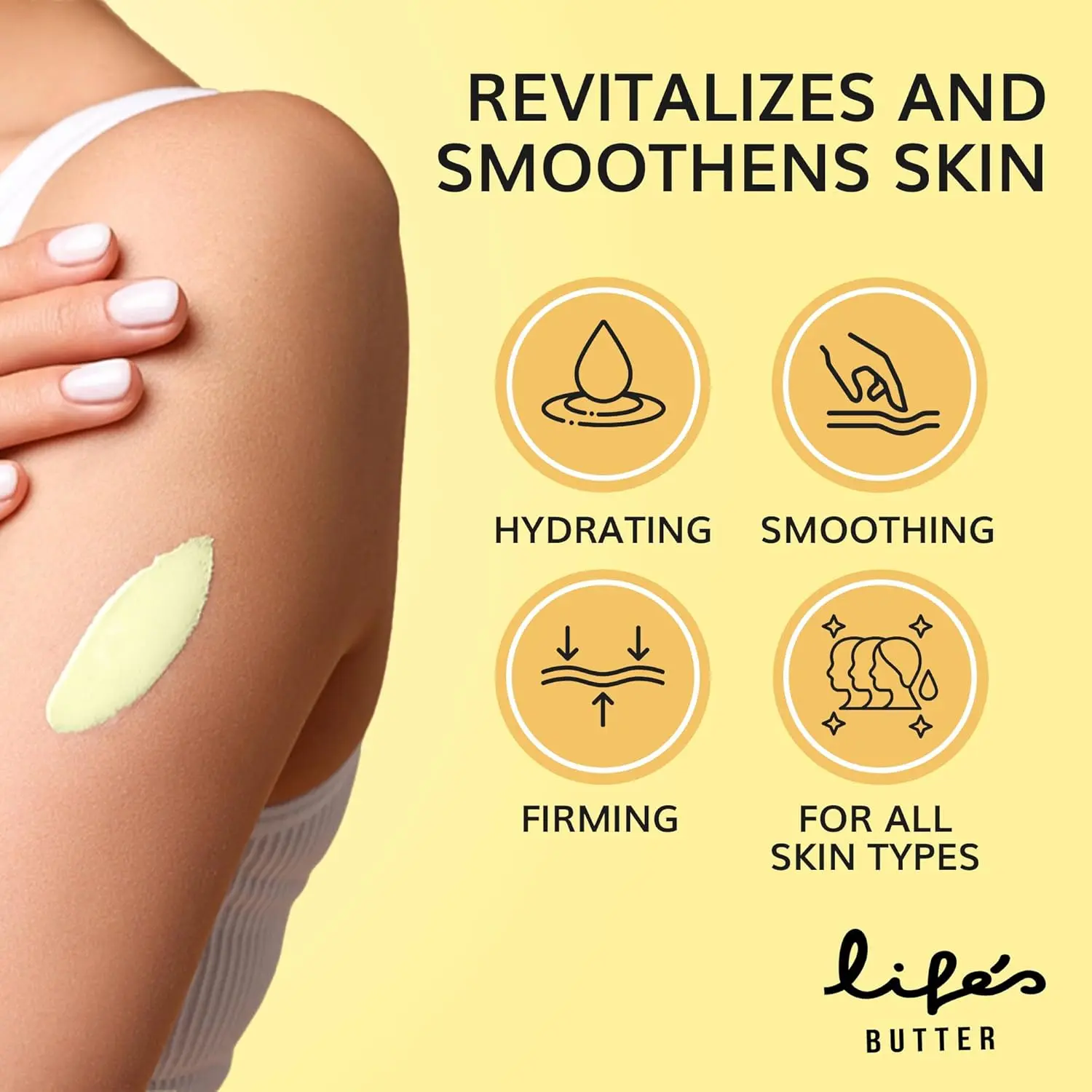 LIFE'S BUTTER Anti-Cellulite Cream - 100% Natural - Made in USA - Cruelty-Free - Hypoallergenic - Best Cellulite Reduction - Skin Firming + Tightening for Women L-Carnitine + CoQ10 + Caffeine 6oz - TikTok Shop LIFE'S BUTTER Anti-Cellulite Cream - 100% Natural - Made in USA - Cruelty-Free - Hypoallergenic - Best Cellulite Reduction - Skin Firming + Tightening for Women L-Carnitine + CoQ10 + Caffeine 6oz - TikTok Shop