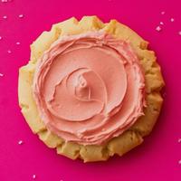 Frosted Pink Sugar Cookie