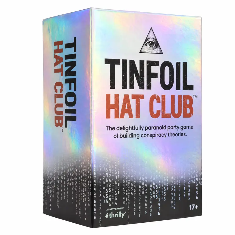 Tinfoil Hat Club - The Adult Party Game For Conspiracy Theorists - Includes 400 Cards