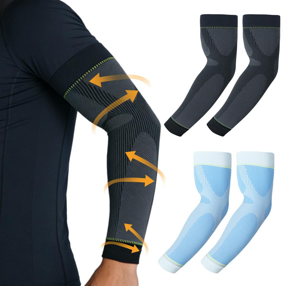 Compression Arm Sleeves for Men & Women, High-Elastic  Breathable UV Sun Protection, Muscle Support Sports Arm Sleeves
