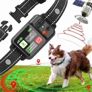 【NewYear2026】Electric Fence for Dogs, Dog Training Collar Outdoor GPS Fence System Waterproof Wireless Fence for Dogs Adjustable Warning Strength Radius 33-999 Yards Rechargeable Smart Pet Containment System for Dogs