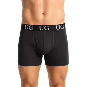 Undergear Fly Front Cotton Boxer Brief