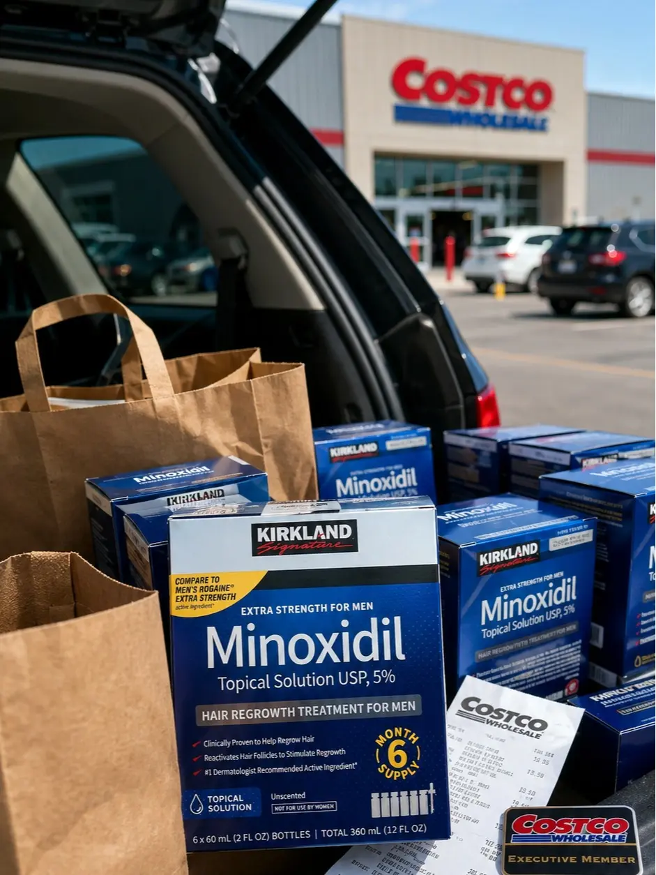 6 Cans｜6-Month Supply｜Costco Direct ｜Kirkland 5% Minoxidil Foam