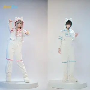 Love and Deepspace Cosplay Costume Space Dreamer Jumpsuit Pajamas Berber Fleece Halloween Party Role Play Outfit