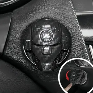 Car Interior Modification One-Button Start Button Cover, Anti-Scratch Anti-Fingerprint Ignition Switch Device, Universal Car Protection Sticker, Sticker For Cars