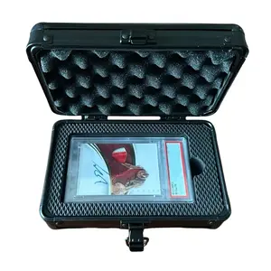 1pc For PSA CGC Graded Card Storage Box Case, Single Card Slab Holder, Aluminum Alloy Storage Box, Card Hobby Box for PSA CGC Graded Trading Cards, Card Slabs for PTCG TCG Games Cartoon Sports Graded Cards (Card Not Included)