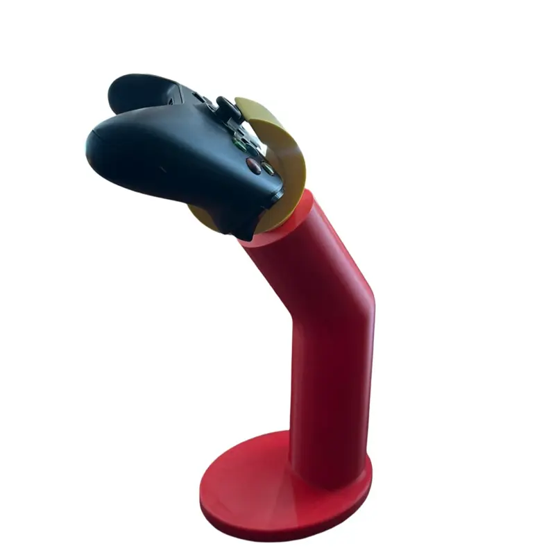 Controller Stand Custom Headset-Controller Stand, Playful Red-Yellow Audio & Video Accessories, Enhance Your Setup with a Stylish Addition