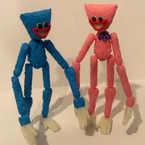 Funny Hug-gy Wug-gy Figures | 8" Posable Collectible Toys (Glow in Dark)